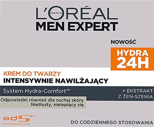 L'Oreal Paris Men Expert Hydra 24H Daily Moisturizer Intensive 24h Hydration 50ml