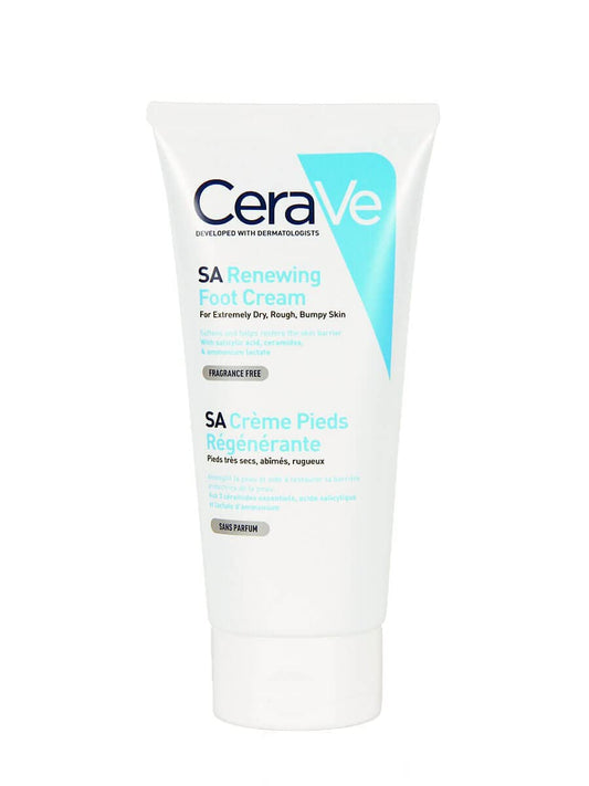 CeraVe SA Renewing Foot Cream for Extremely Dry Rough and Bumpy Feet 88ml with Salicylic Acid and 3 Essential Ceramides