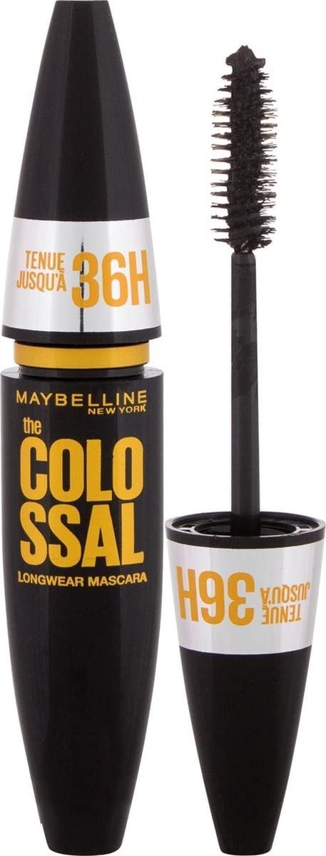 Maybelline New York Waterproof Volume Mascara The Colossal 36H No.1 Very Black 1 x 10ml - Edacos