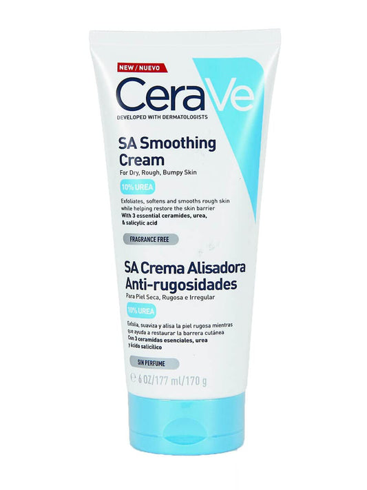 CeraVe SA Smoothing Cream for Rough and Bumpy Skin with Salicylic Acid and 3 Essential Ceramides 177ml