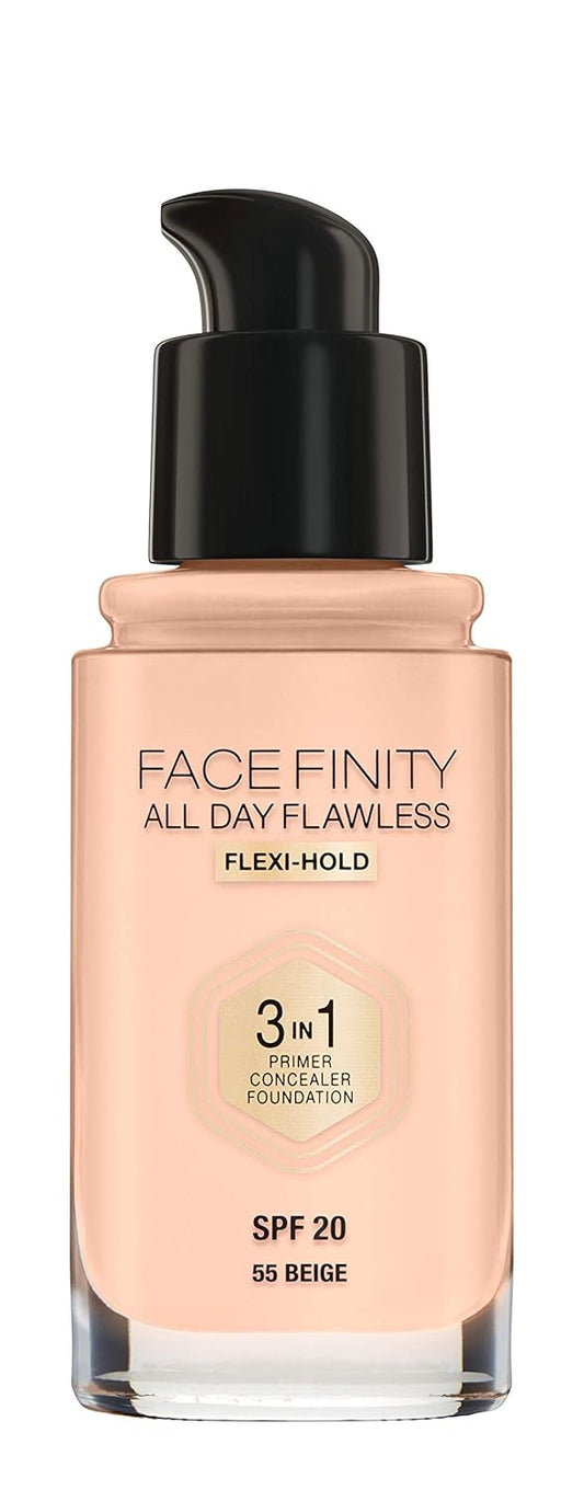 Face Finity 3-In-1 Foundation No. 55 Beige 30ml