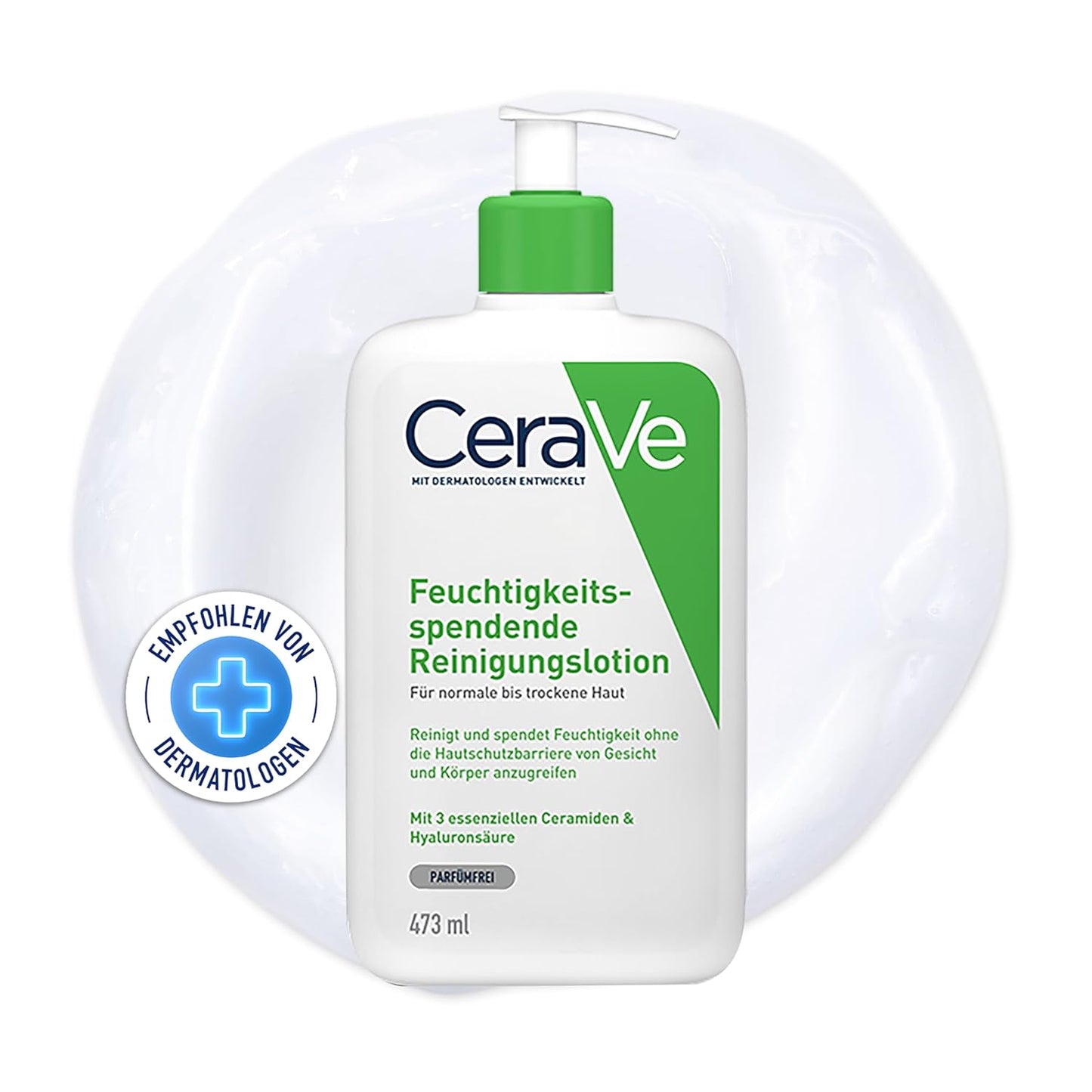 CeraVe Hydrating Cleanser for Normal to Dry Skin with Hyaluronic Acid and 3 Essential Ceramides 473ml