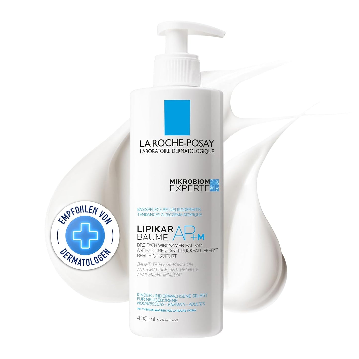 La Roche Posay by La Roche Posay Lipikar Baume AP+M Triple-Action Balm - Anti-Scratching, Anti Dry Skin Flare-Ups, Immediate Soothing -400ml/13.5OZ Fo