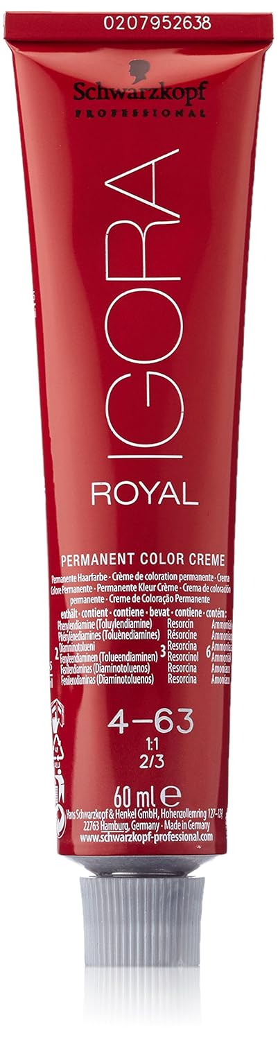 Schwarzkopf Igora Royal Permanent Hair Colour Number 4-63 60ml